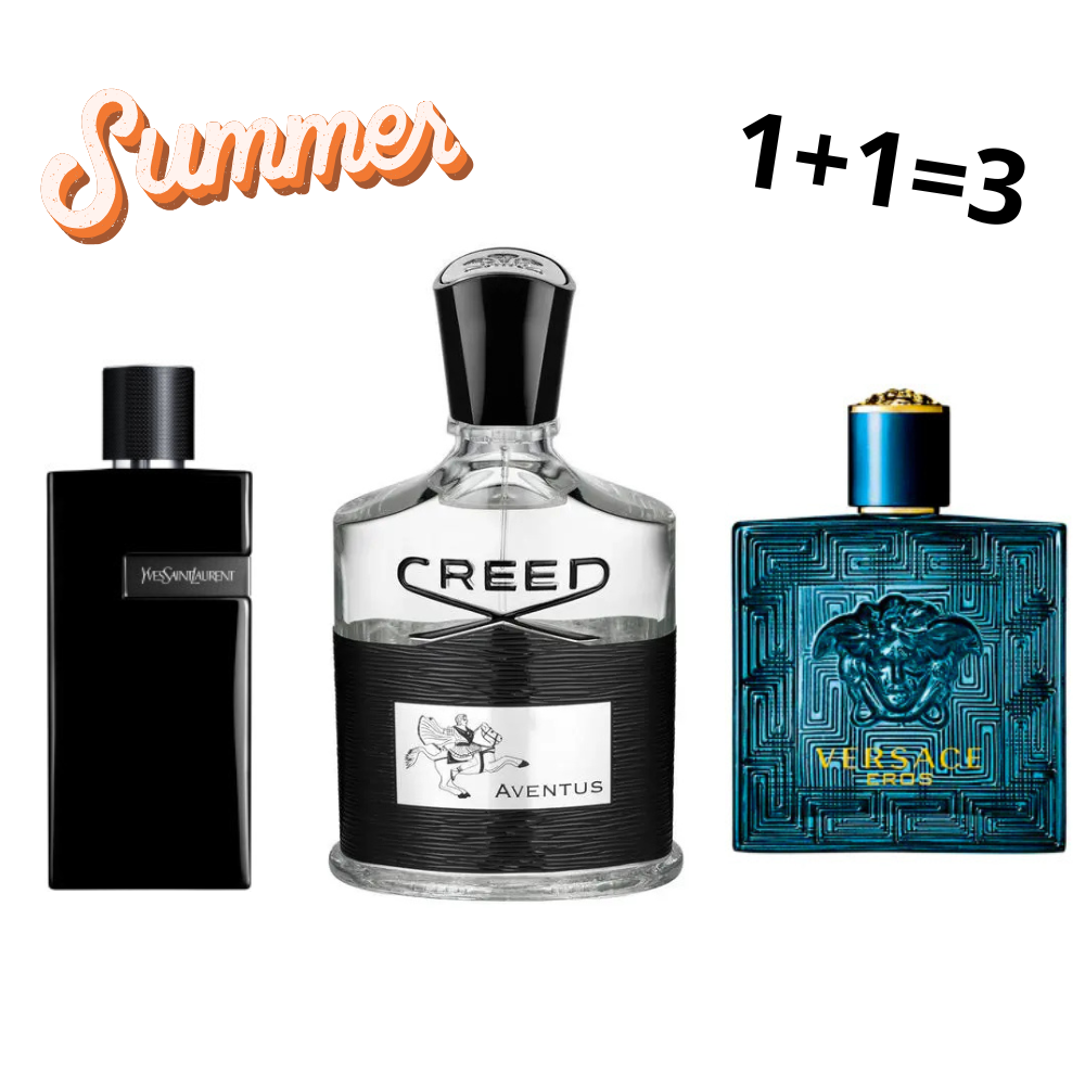 Pack Creed Aventus + YSL Y Le Parfum + Versace Eros