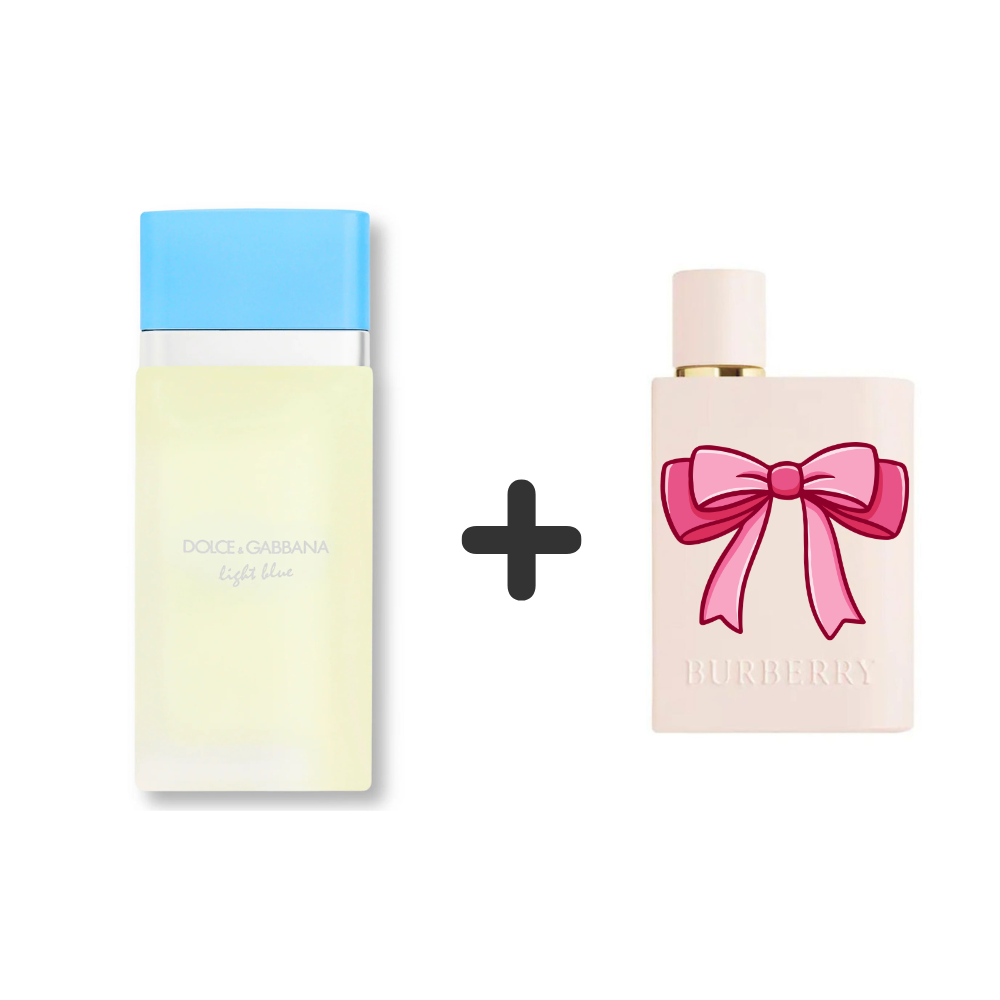 Pack Dolce Gabbana Light Blue + Burberry Her Edp Cadeaux